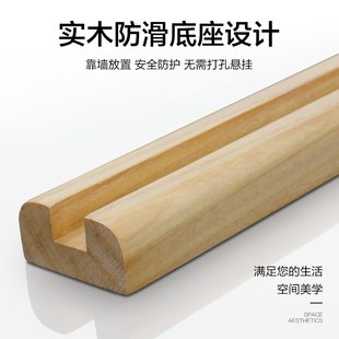 OLEN 饰镜子全身镜试衣镜超白无铜镜 规则落地穿衣镜家用玄关装