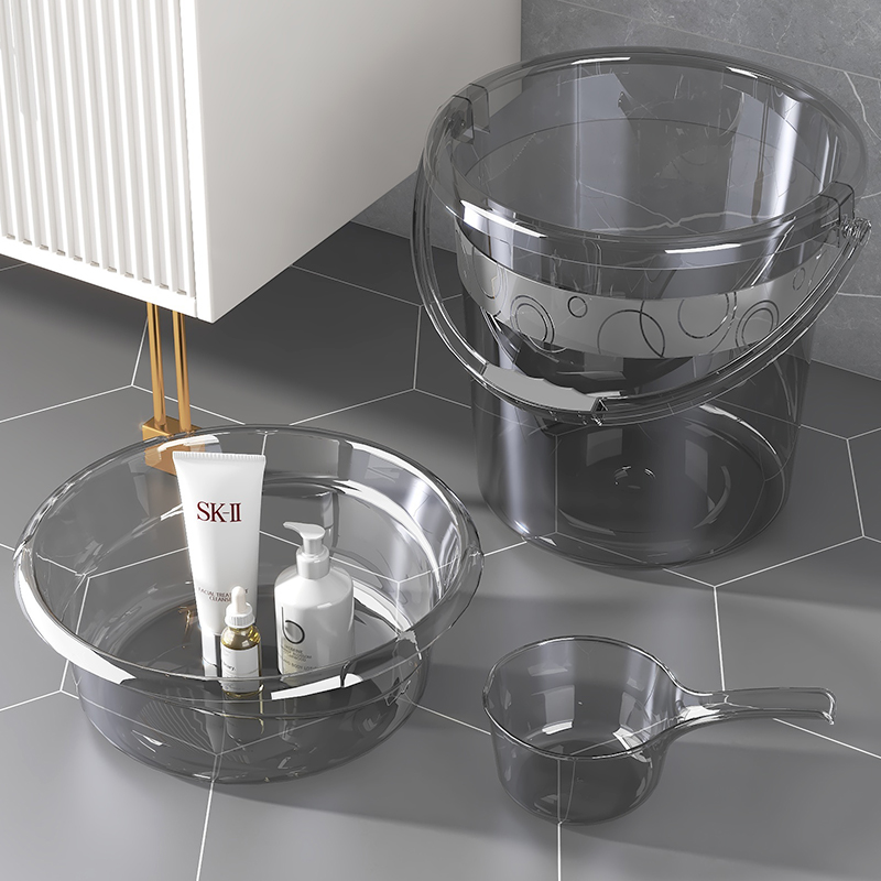 家用水桶加厚储水桶学生宿舍用洗澡洗衣桶手提大号塑料桶脸盆