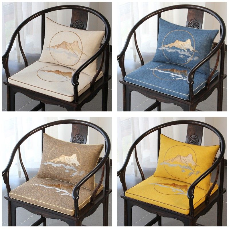 实木茶桌坐垫四季通用红木沙发餐桌椅垫新家具亚麻座垫,居家布艺,椅垫,淘宝优惠券,粉丝福利购,淘宝优惠卷