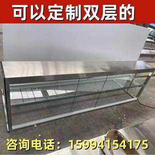 玻璃罩餐饮长方形玻璃防尘罩熟食柜快餐保温台罩子凉菜玻璃罩商用