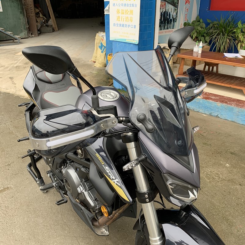 适用于钱江追挡风玻璃 SRK-前挡风 挡风板挡雨板改装