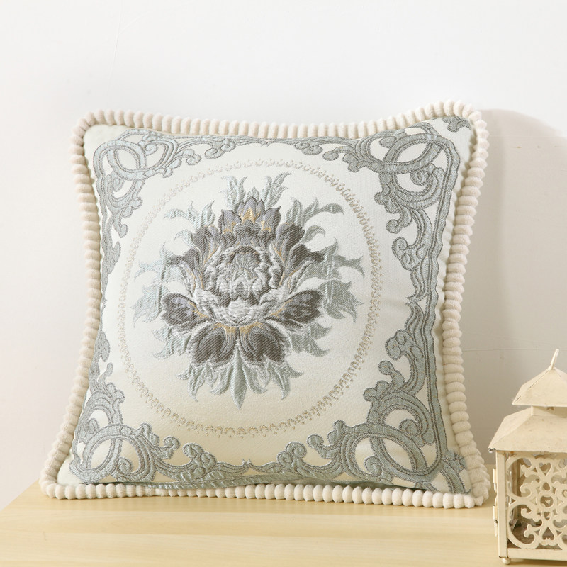 欧式布艺正方形靠垫抱枕含棉沙发抱枕客厅办公室靠背大号靠枕,居家布艺,靠垫/抱枕,淘宝优惠券,粉丝福利购,淘宝优惠卷