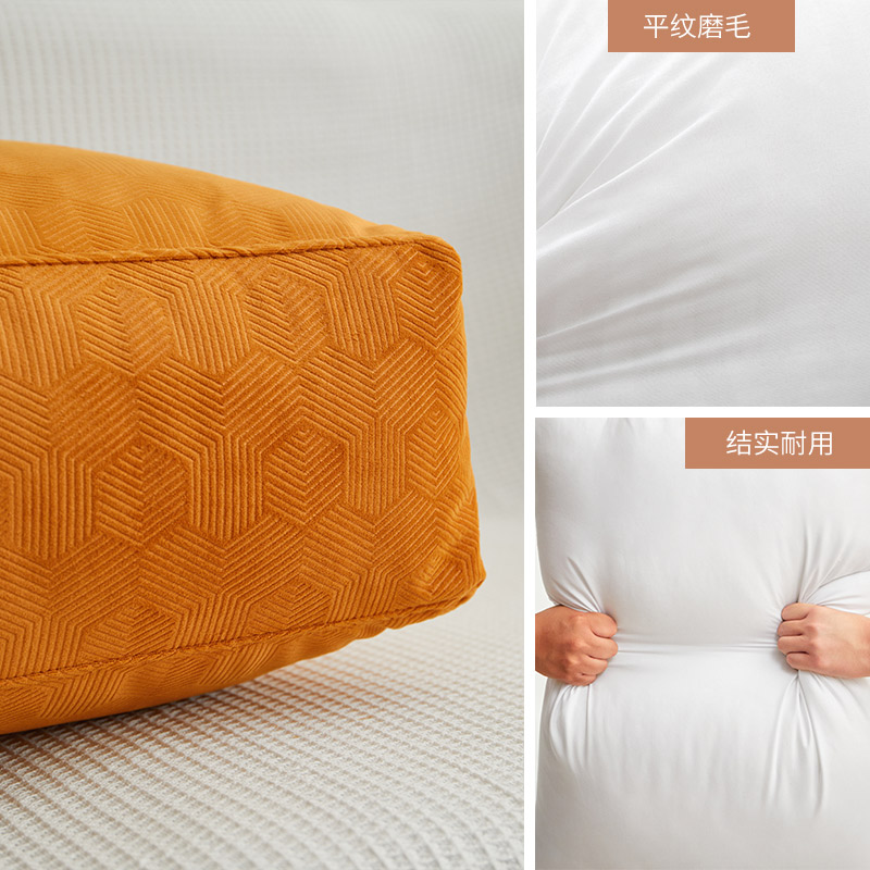 沙发立体靠背大靠垫客厅靠枕软包床上沙发后靠背垫大尺寸定制抱枕