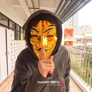 帝景同款 黑客有多恐怖面罩嘉豪v字仇杀队鬼脸笑脸恐怖 面具低调