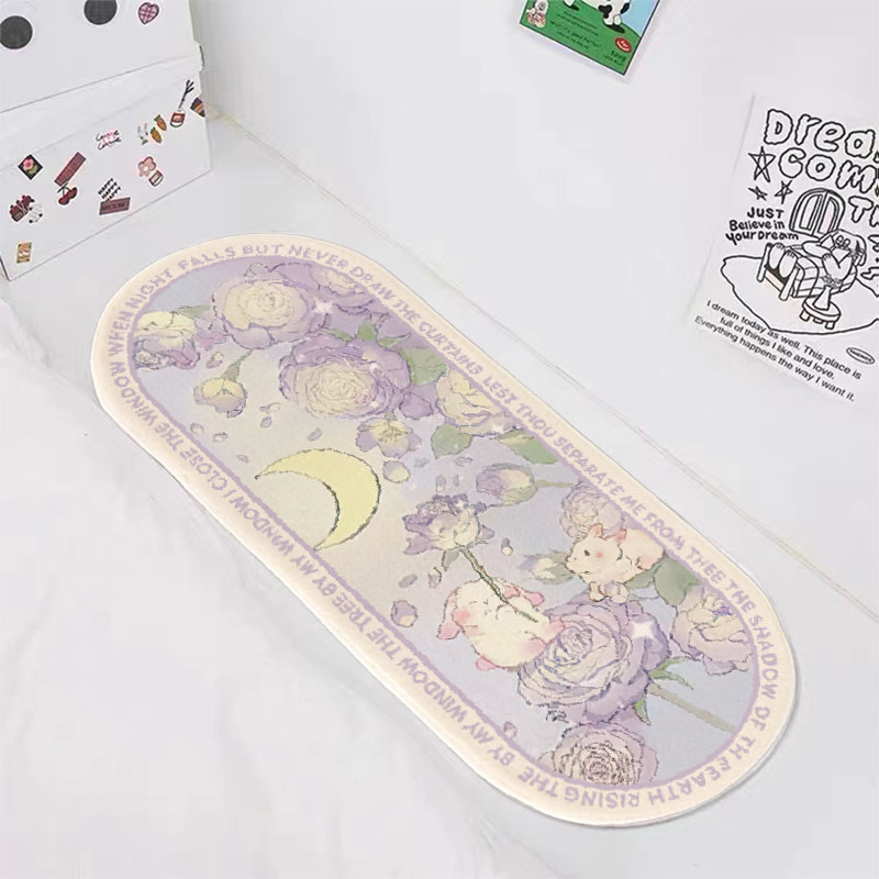 地毯卧室床边毯长条爱in风儿童毛毯房间改造床前地垫少女垫子,居家布艺,地毯,淘宝优惠券,粉丝福利购,淘宝优惠卷