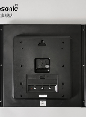 LONI天王星现代壁挂钟卧室客厅静音时钟创意石英电子钟