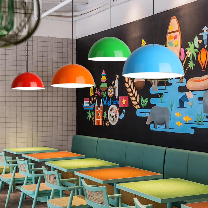 现代吊灯店铺商用工业风饭店理发店健身房理发店个性灯罩,家装灯饰光源,客厅吊灯,淘宝优惠券,粉丝福利购,淘宝优惠卷