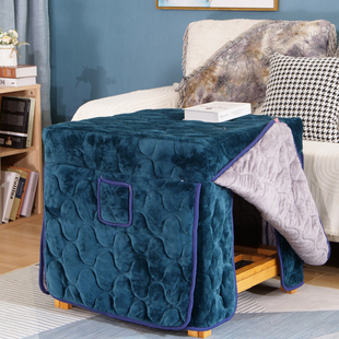 正方形烤火桌子罩加厚烤火被考火架罩加绒烤火罩电炉罩家用冬季