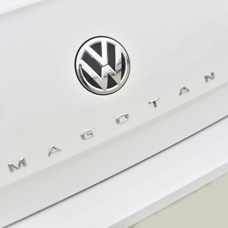 大众车标新速腾迈腾凌渡朗逸宝来后备箱改装带字母装饰尾标