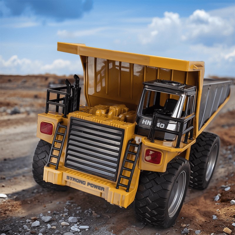 合金大号遥控矿用自卸车工程车翻斗车玩重型运输汽车男孩卡车儿童