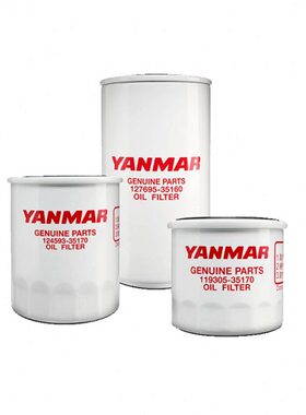 机油滤芯127695-35160 适用船机发动机洋马滑油滤器127695-35160