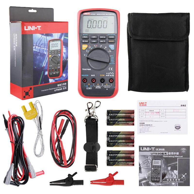 绝缘电阻万用表电阻仪UT533电动摇表UT531数字兆欧表UT505A