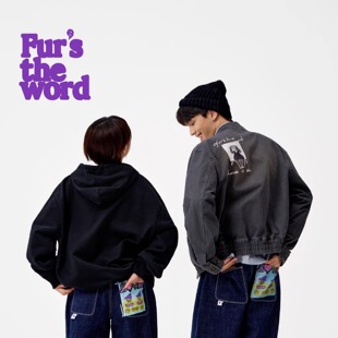 爱猫爱狗爱自己蓝色牛仔裤 FTW25秋冬新品