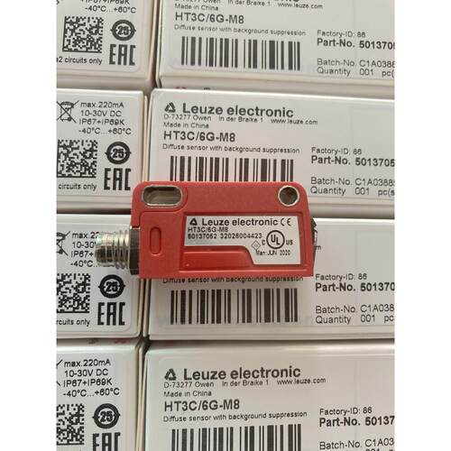 劳易测LEUZE光电开关HT3C/6G-M8 HT3CL2/2N HRTR 3B/66-S8