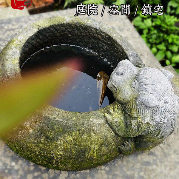 老石缸石盆青石石槽镇宅庭院装饰养鱼水缸案头博古石雕鱼缸荷花缸