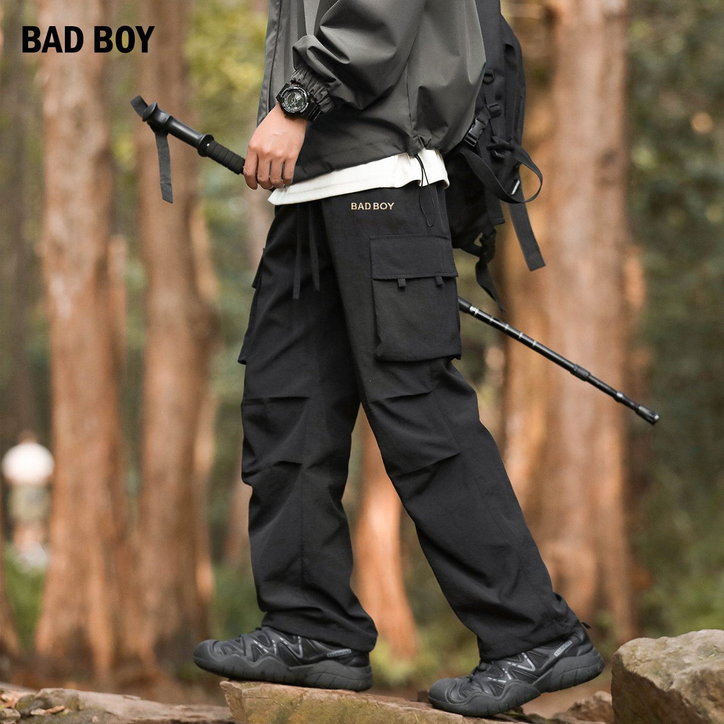 BADBOY男装户外运动工装裤男