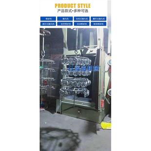 履带式 抛丸机金属铸件除锈表面清理设备占地面积小操作方便