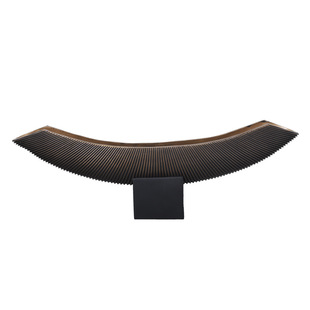 简约现代新中式 饰品 船型长条摆件样板房售楼处客厅玄关别墅家居装