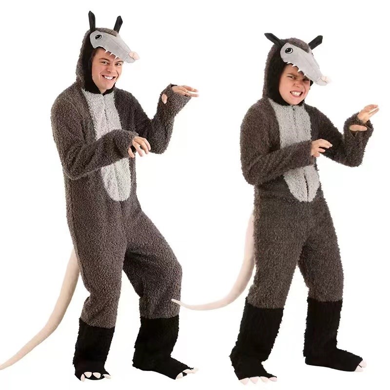 万圣节儿童节舞台表演演出成人儿童拉丁美洲R动物负鼠扮演服装