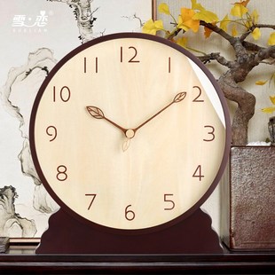 创意摆台式 小台钟 钟表复古座钟客厅大坐钟时钟摆件桌面摆钟摆放式