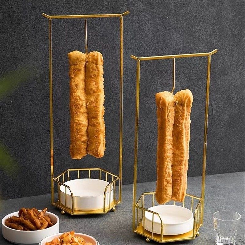 特色网红油条架子餐厅火锅店鸭肠鹅肠鱿鱼铁架酒店创意餐具架定制,餐饮具,餐用托盘,淘宝优惠券,粉丝福利购,淘宝优惠卷