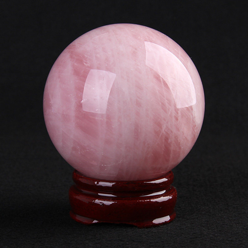 天然粉水晶球粉晶球饰品家居水晶球送朋友,家居饰品,装饰摆件,淘宝优惠券,粉丝福利购,淘宝优惠卷