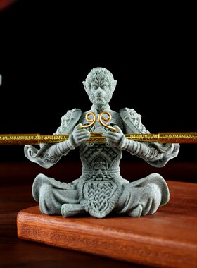 齐天大圣孙悟空斗战神佛猴子小茶宠装饰假山盆景鱼缸造景