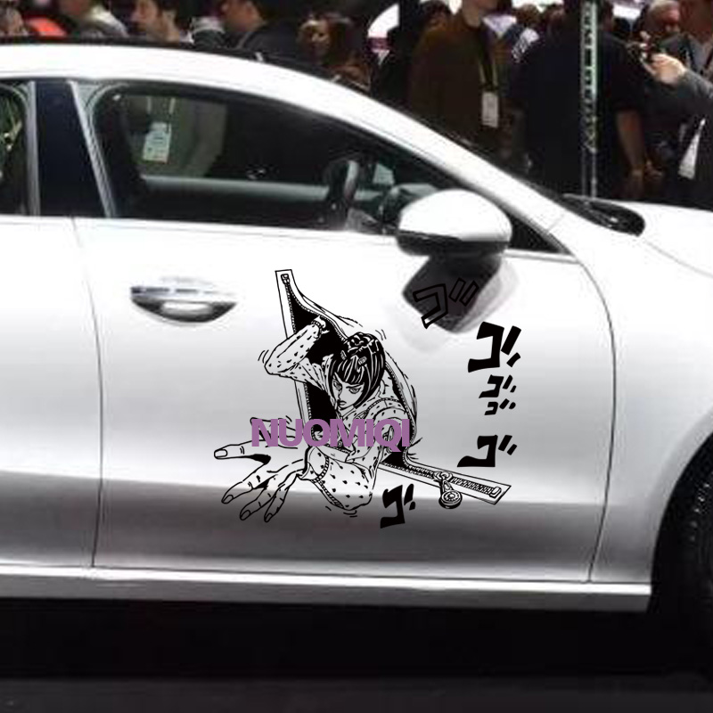 JOJO的奇妙冒险墙贴空条承太郎寝室客厅海报装饰日系贴画车贴2款