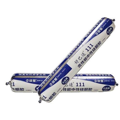 硅宝巴适性能中性硅酮胶环保收边玻璃胶半门外墙