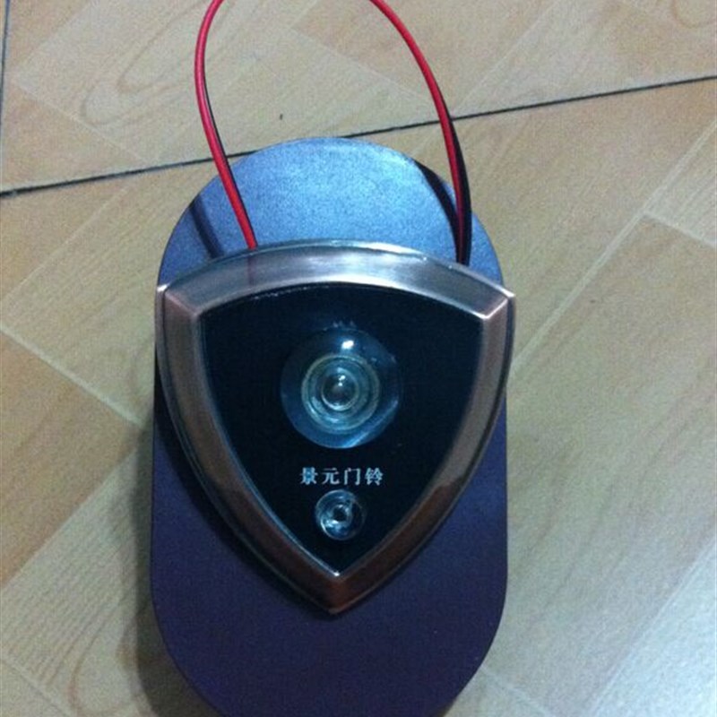 门铃猫眼二合一门镜金属防盗门猫眼通用带门铃猫眼一体家用防偷窥