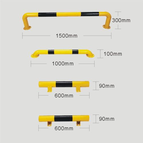 钢管挡车器轮挡橡胶定位器交通设施停车场车位杆地锁防撞栏2米U型