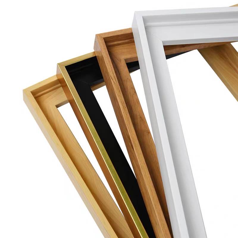 定制丙烯油画框手绘挂墙免装裱L型油画外框