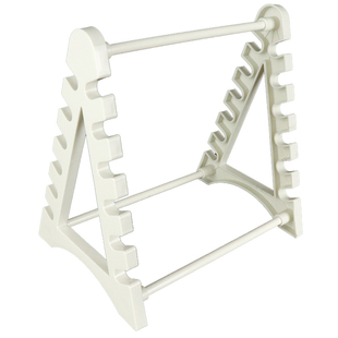 实验室白色塑料梯形移液管架刻度吸管架位面滴定管架子