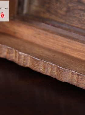 红木底座长方形工艺品底座鸡翅木龙凤方台底座紫砂壶木底座