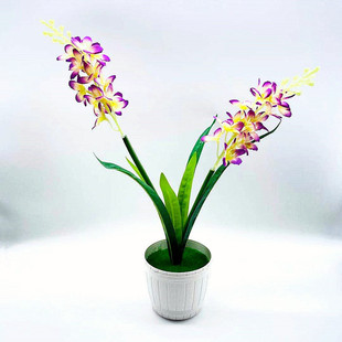 仿真盆栽仿真风信子盆景假花盆栽人造花摆件绿植盆栽货源直供