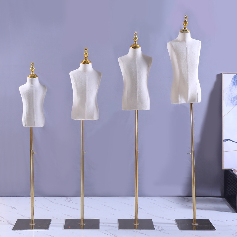 儿童模特道具包布半身人台服装店