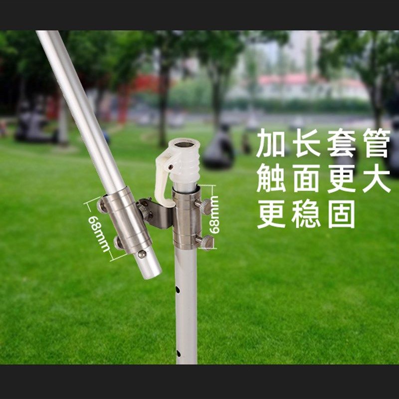 钓鱼伞不锈钢万向连接器钓伞万向伞配件大全中接伞架连接器万向节