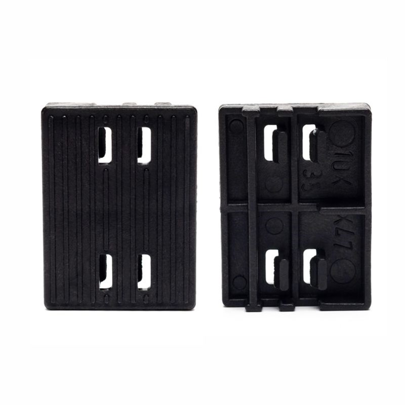 门窗安装玻璃垫块垫高块一根筋卡槽型材固定安装垫块硬塑卡紧垫平