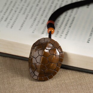 龟壳富甲手把件铜龟甲男士车载饰品古玩文玩收藏把玩乌龟