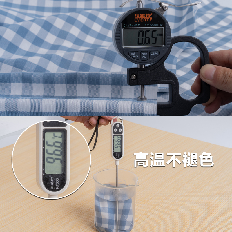 加厚格子布料幼儿园桌布田园沙发面料黑白小方格子布in格子布料