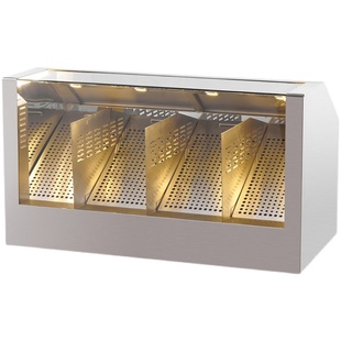 爆牌大型爆米机展示柜 影院奶茶店售卖定制食品保温箱