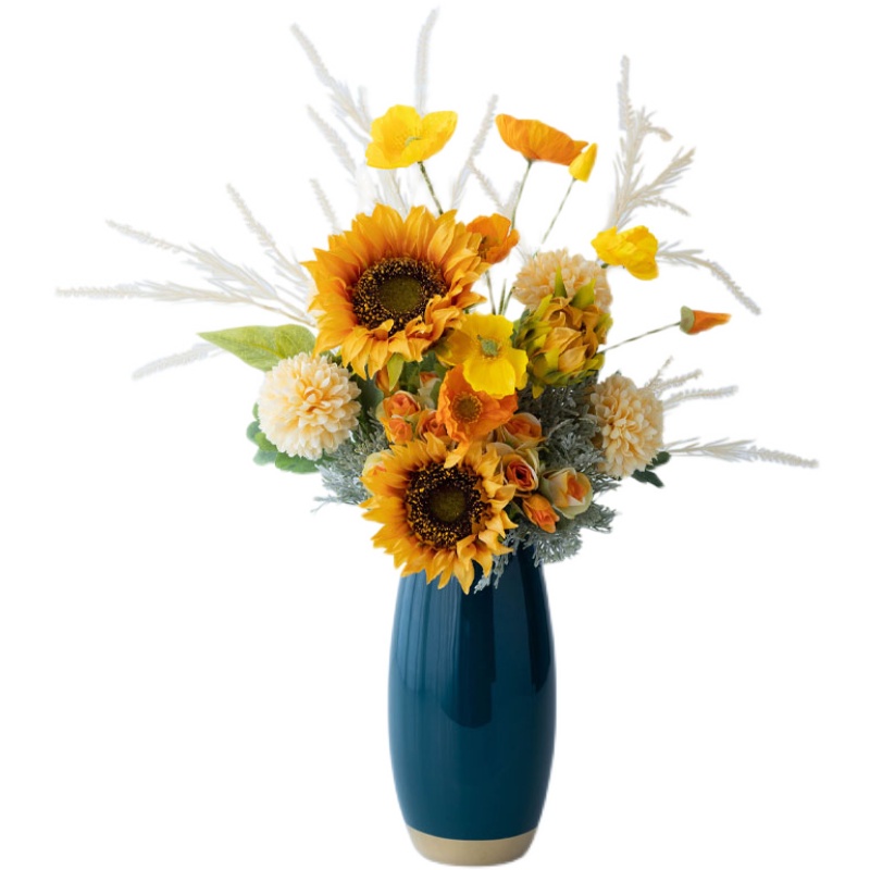 手捧花道具仿真花束客厅餐桌装饰向日葵薰衣草干花假花摆件设花艺