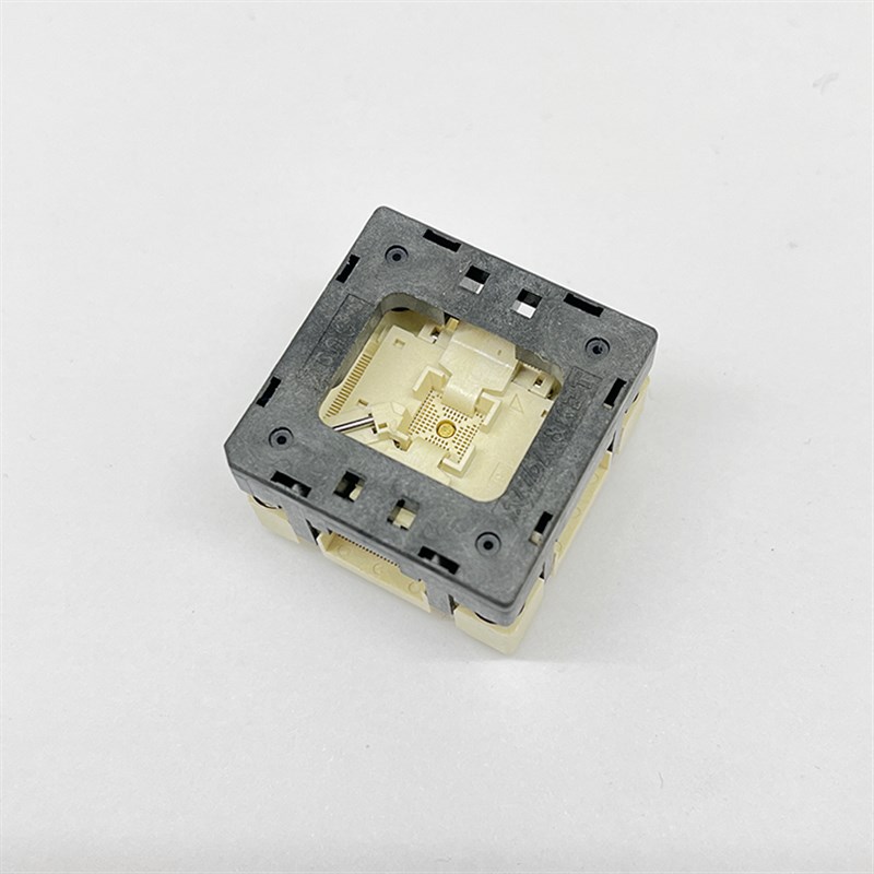 QFN52-0.4mm 测试座/老化座/编程座IC  6*6 7*7芯片烧录座 厂家