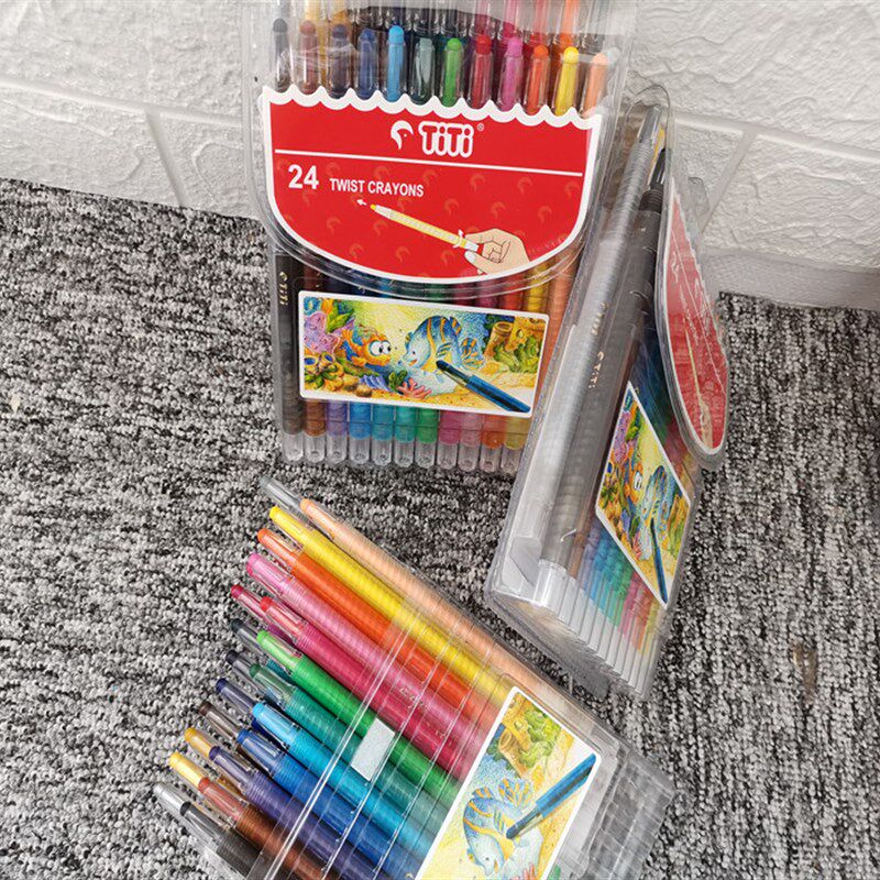 色塑型笔,蜡笔,水洗宝宝蜡笔幼儿园涂鸦蜡笔