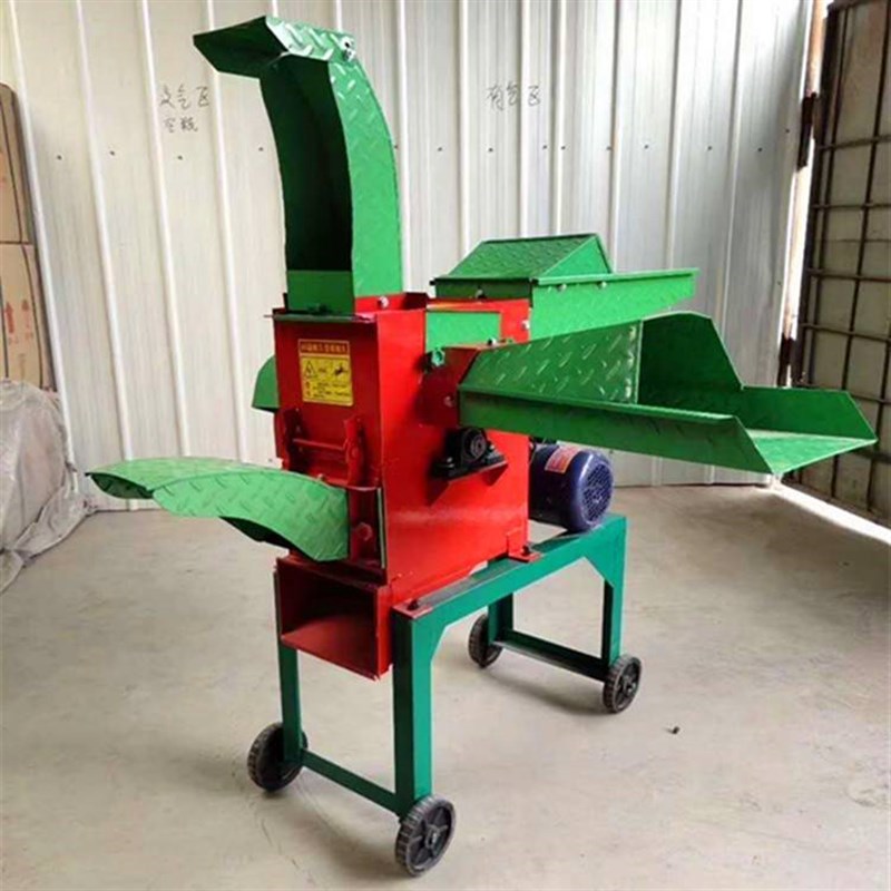 农作物秸秆铡草粉碎机 高喷式碎草设备 两相电揉草机i.