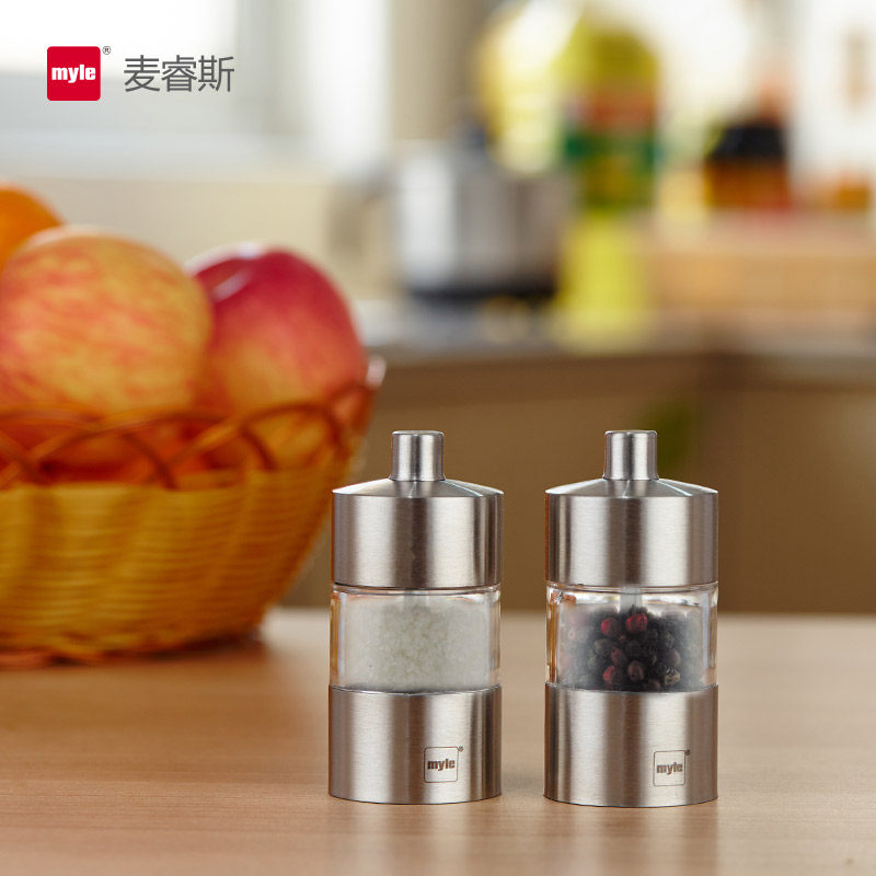 德国ml椒研磨器手动胡椒磨粉瓶装海盐椒调味料现磨罐装