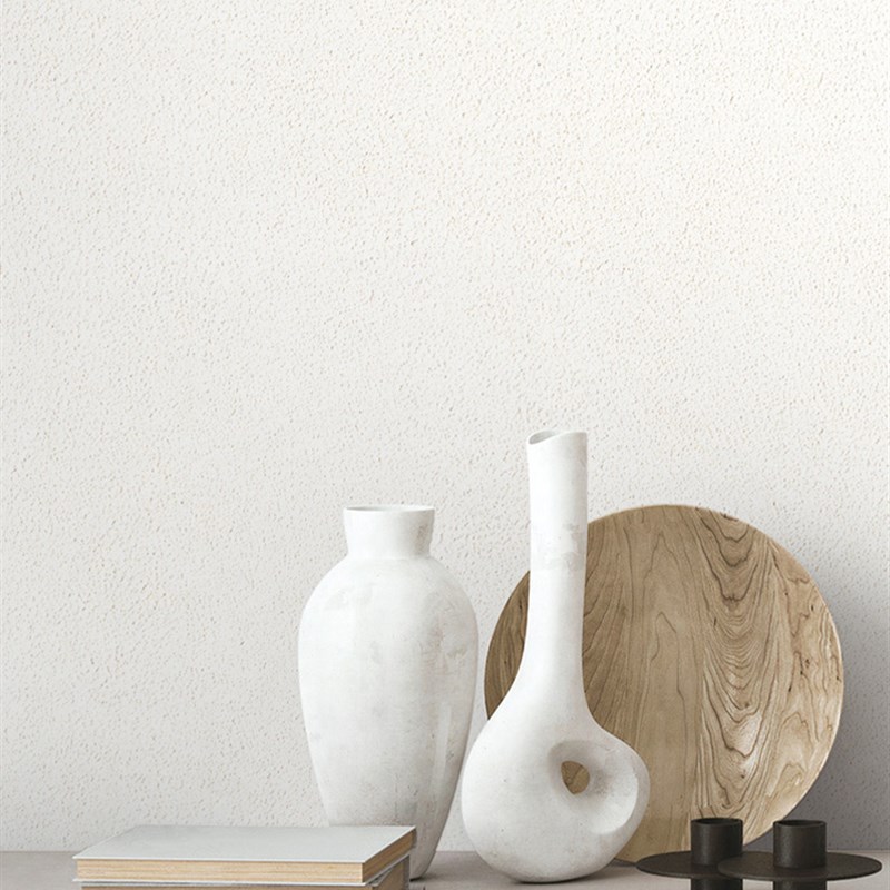 韩国LG高端纯植物防水擦墙壁纸深压磨砂颗粒米白棕超厚纯色装饰