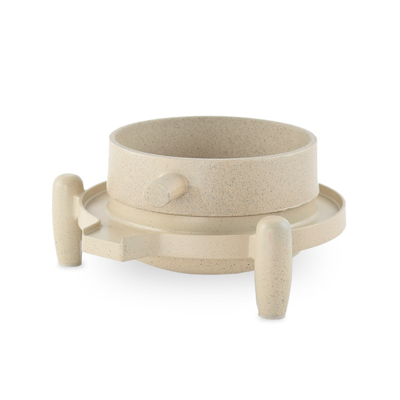 农家菜个性特色创意餐具酒店意境菜私房菜合金石磨豆腐盒干冰餐具