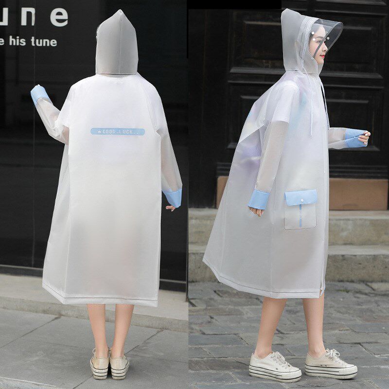 雨衣女式徒步防水衣n自行车电动车成人骑行防雨服女生透明步行雨