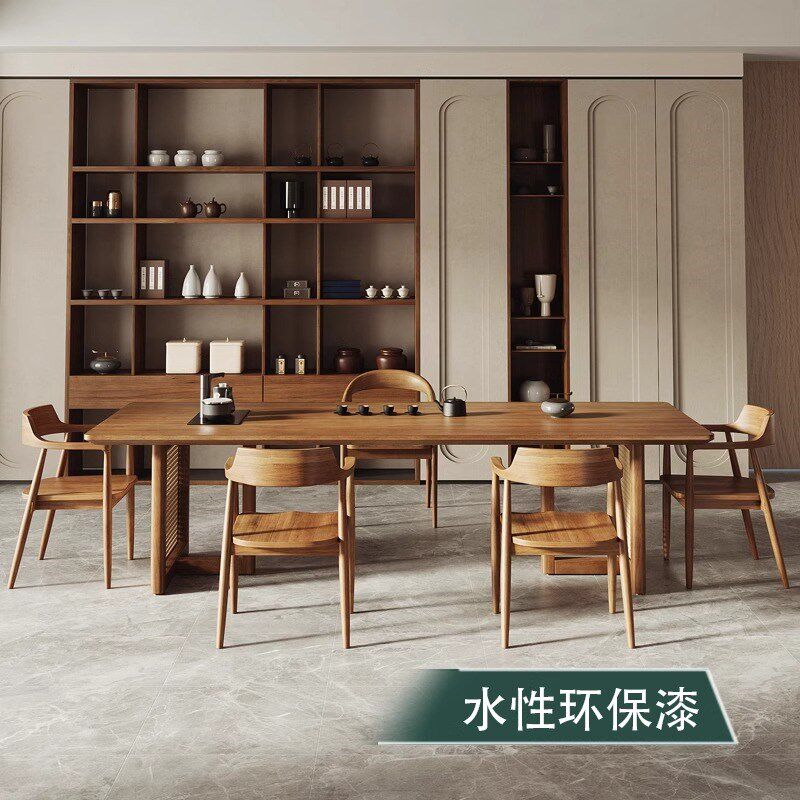 实木茶桌椅现代泡茶桌客厅桌子办公室茶台一体洽谈桌,住宅家具,家用茶台/茶桌,淘宝优惠券,粉丝福利购,淘宝优惠卷